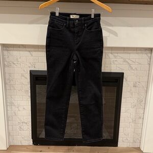 Madewell Black Denim Jeans curvy stovepipe